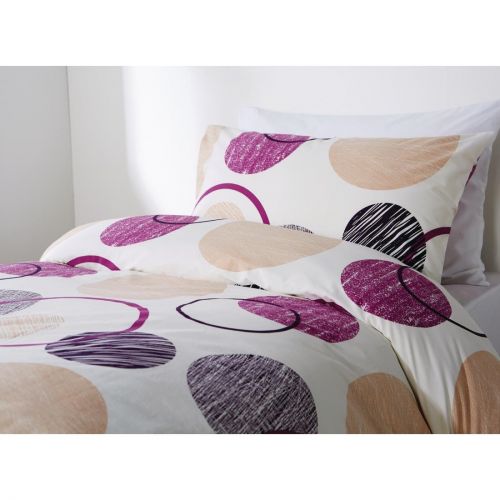 Mitre Essentials Eclipse Pillowcase Purple (Pack of 2)