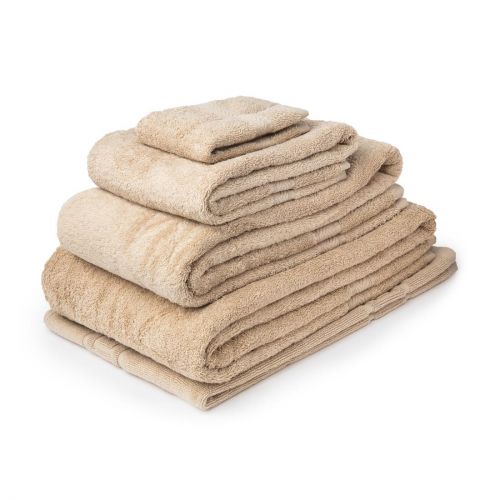 Mitre Essentials Nova Towels Beige: Hand Towel. 500(W) x 900(L)mm