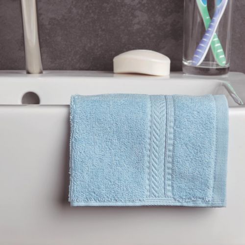 Mitre Essentials Nova Towels Blue: Hand Towel. 500(W) x 900(L)mm