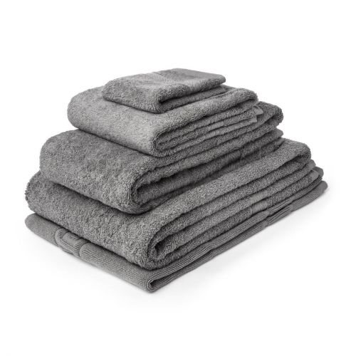 Mitre Essentials Nova Towels Slate: Hand Towel. 500(W) x 900(L)mm