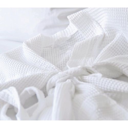 Mitre Comfort Langley Bathrobe Belt White (Pack of 10)