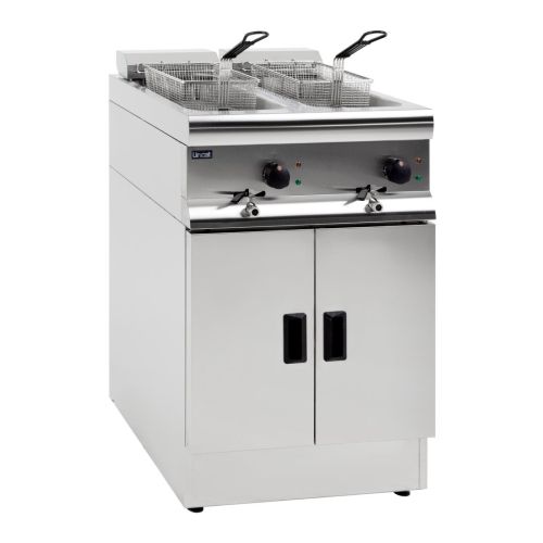 Lincat Twin Tank Twin Basket Free Standing Electric Fryer J12