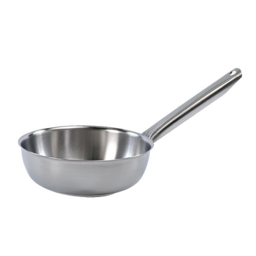 Matfer Bourgeat Tradition Plus Stainless Steel Flared Saut Pan 28cm