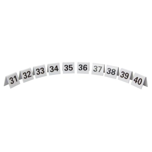 Beaumont Perspex Table Numbers 31-40 (Pack of 10)