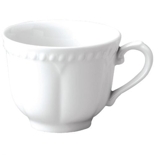 Churchill Buckingham White Elegant Tea Cups 220ml (24 pack)
