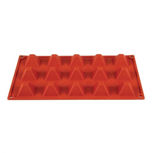 Pavoni Formaflex Silicone Pyramid Mould 15 Cup