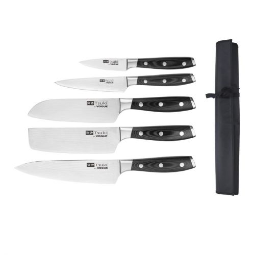 Vogue Tsuki 5-Piece Knife Set & Wallet Series 7