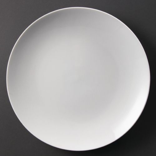 Olympia Whiteware Coupe Plates 310mm (6 Pack)