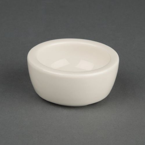 Olympia Ivory Butter Dish 56mm (12 pack)