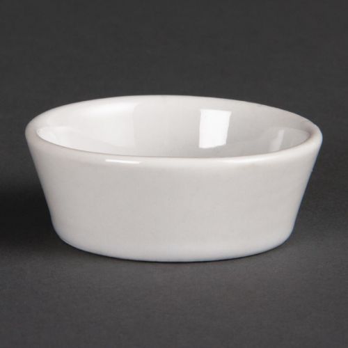 Olympia Whiteware Sloping Edge Bowls 50mm (12 Pack)