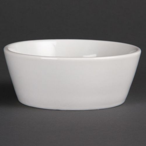 Olympia Whiteware Sloping Edge Bowls 120mm (12 Pack)