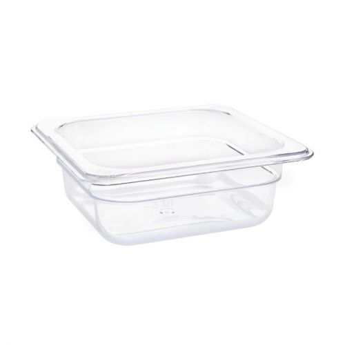 Vogue Polycarbonate 1/6 Gastronorm Container 65mm Clear