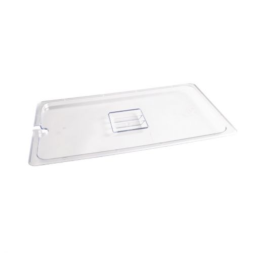 Vogue Polycarbonate 1/1 Gastronorm Lid Notched