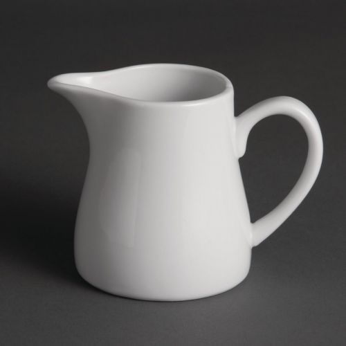 Olympia Whiteware Cream and Milk Jugs 305ml (6 Pack)