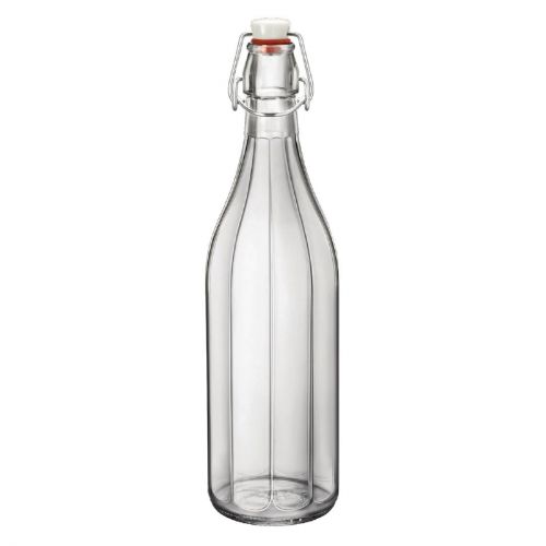 Bormioli Rocco Emilia Oxford Swing Top Bottle 1Ltr (Pack of 6)