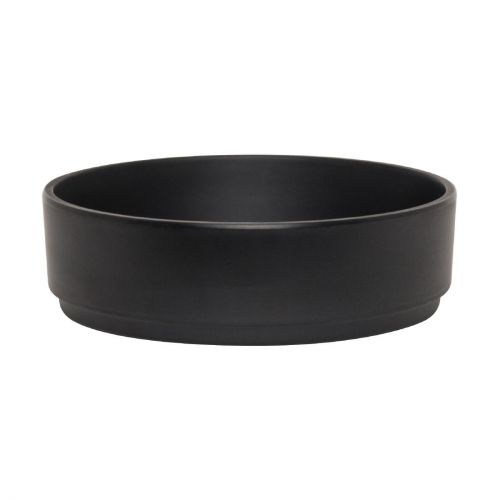 Steelite Cali Black Stack Bowl 159mm Dia 48mm H 590ml (Box 6)(Direct) (Pack of 6)