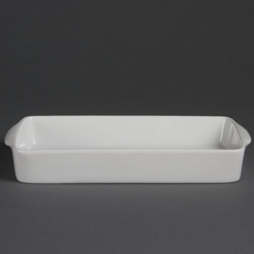 Olympia Whiteware Rectangular Roasters 305x 163mm (6 Pack)