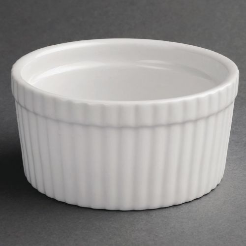 Olympia Whiteware Souffle Dishes 128mm (6 Pack)