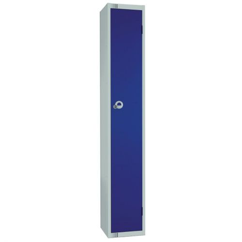 Elite Single Door 450mm Deep Lockers Blue