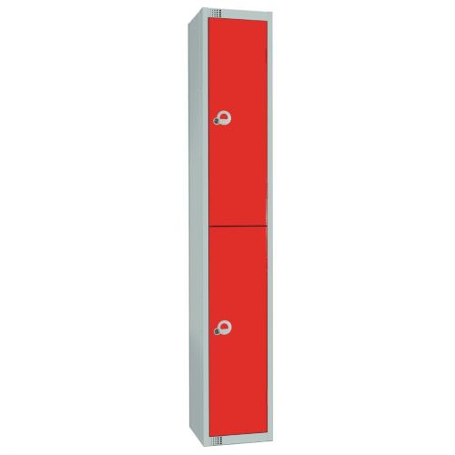 Elite Two Door 300mm Deep Lockers Red
