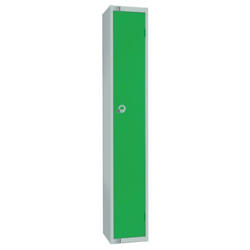 Elite Single Door 450mm Deep Lockers Green
