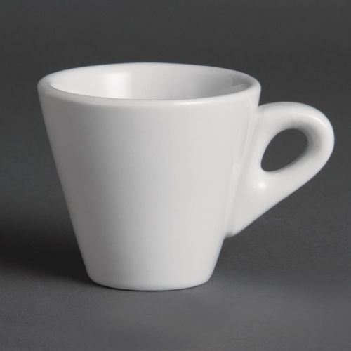 Olympia Whiteware Conical Espresso Cups 60ml 2oz (12 Pack)