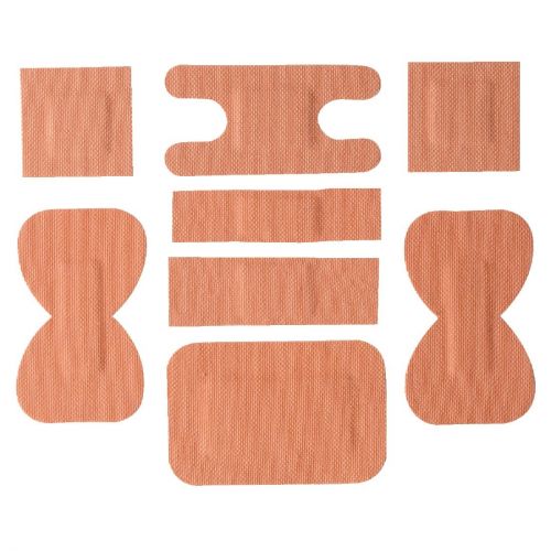 A-CARE LATEX FREE FABRIC ASSORTED PLASTERS 6 SIZES - BOX 100 (Pack of 100)