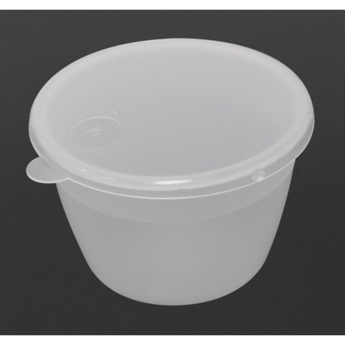 Kitchen Craft Polypropylene Pudding Basins 140ml (Pack of 12)