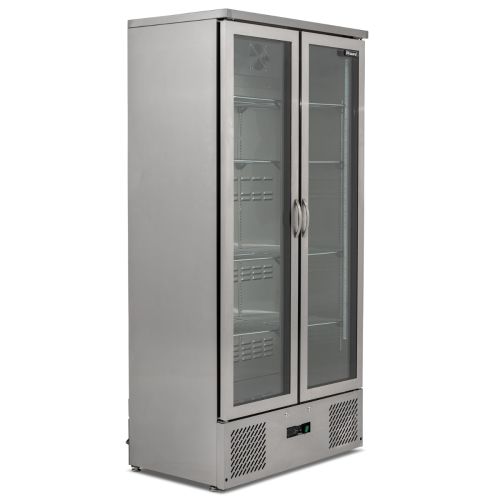 Blizzard Upright Double Glass Door Bottle Cooler