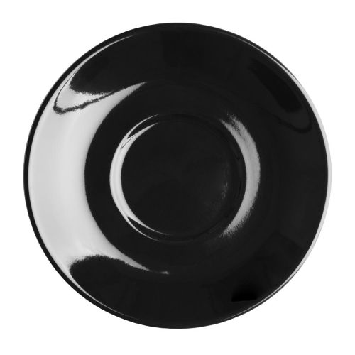 Olympia Cafe Flat White Saucer Black (12 pack)