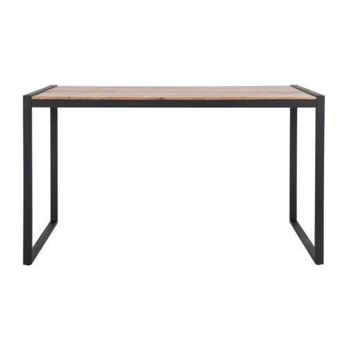 Bolero Steel and Acacia Industrial Bar Table 1800x900mm