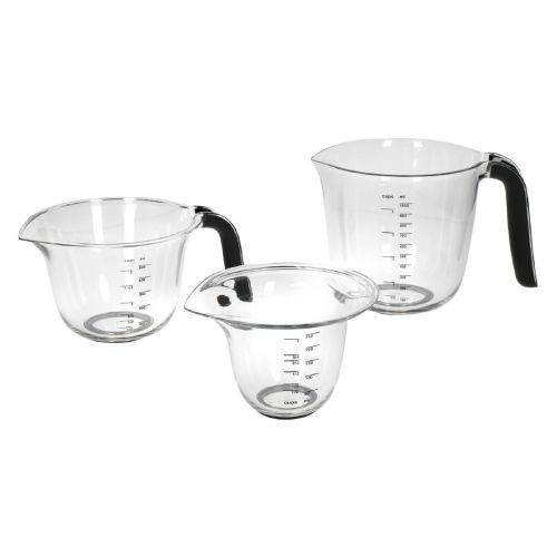 KitchenAid Measuring Jugs Black (3 Pack)