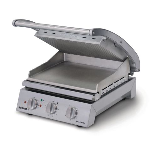 Roband Contact Grill 8 Slice Ribbed Top Plate 2990W GSA810R
