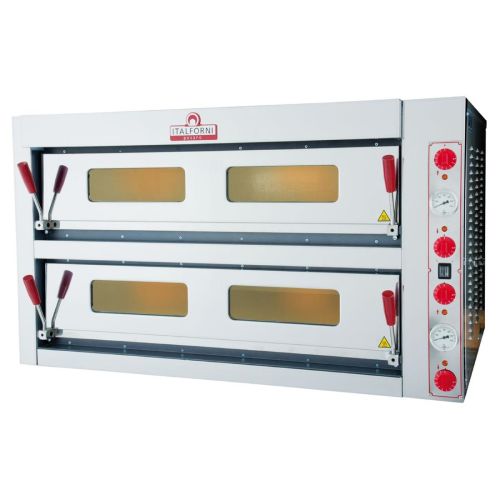 Italforni TKC2 Twin Deck Electric Pizza Oven 18 x 13