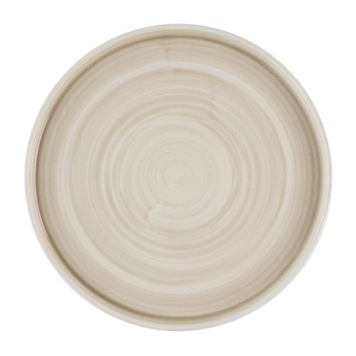 Churchill Stonecast Canvas Natural Walled Plates 260mm (6 pack)