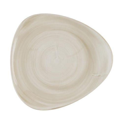 Churchill Stonecast Canvas Natural Lotus Plates 228mm (12 pack)