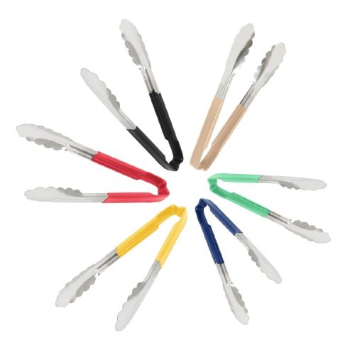 Vollrath Multi-coloured Utility Tongs Set 9.5