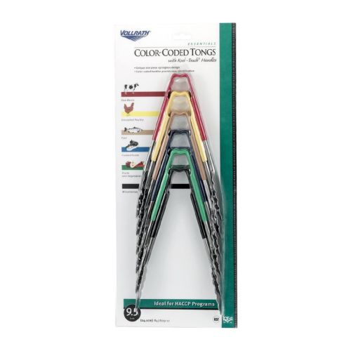 Vollrath Multi-coloured Utility Tongs Set 16