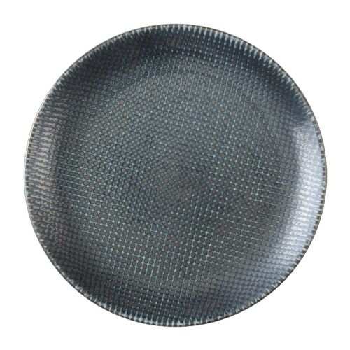 Churchill Studio Prints Astro Metallic Blue Evolve Coupe Plates 220mm (12 Pack)