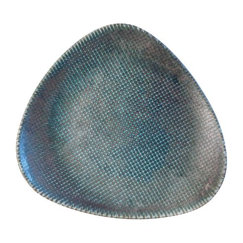 Churchill Studio Prints Astro Metallic Blue Lotus Plates 254mm (12 Pack)