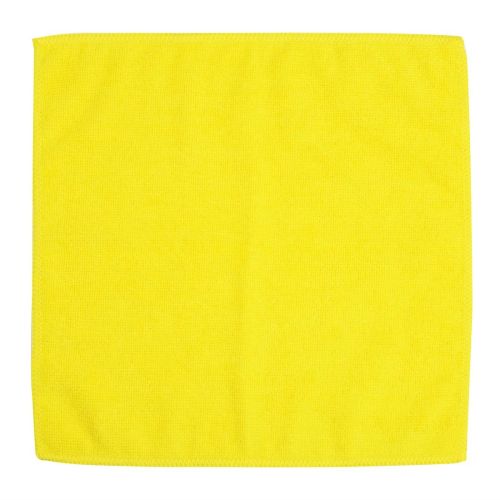 Jantex Microfibre Cloths Yellow (5 pack)