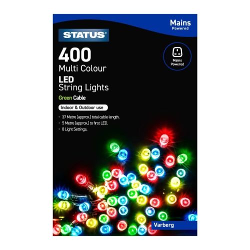 Status Varberg 400Multi ColouredLED Indoor/Outdoor String Lights