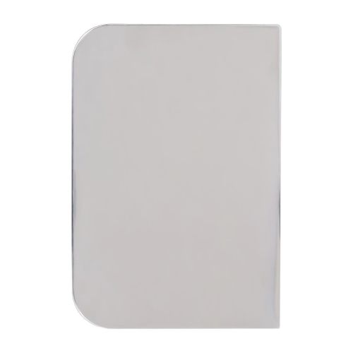 PME Side Scraper Stainless Steel Plain 126x88mm