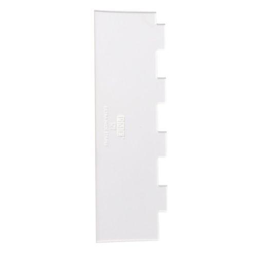 PME Side Scrapers Patterned Acrylic Extra Wide Stripes 255mm
