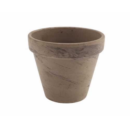 Terracotta Pot Basalt (11.2cm Dia x 9.7cm H) (6 Pack)