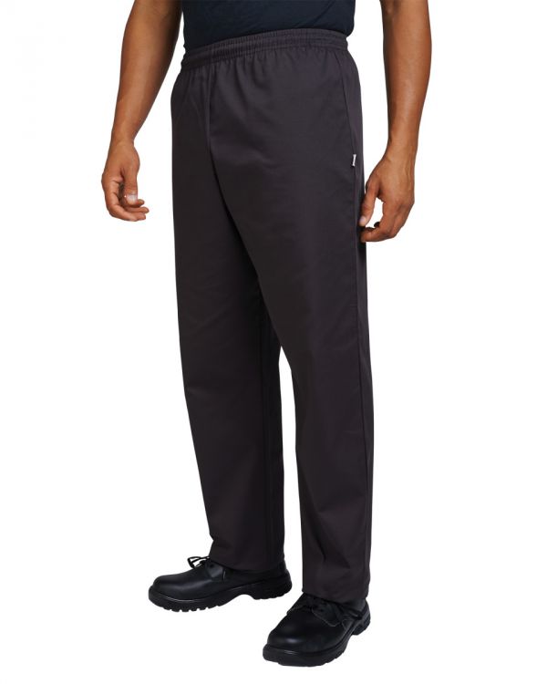 Dennys Budget Black Chef Trousers | Joynsons