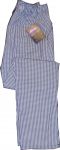 Dennys Unisex Black/White Small Check Trousers