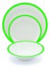 Harfield Polycarbonate Duo Plates 23cm (12 Pack)