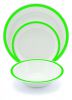 Harfield Polycarbonate Duo Bowls 17.3cm (10 Pack)