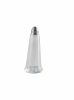 Glass Lighthouse Salt Shaker Silver Top